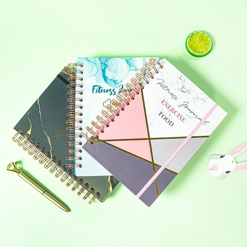 A5 Fitness plan notebook