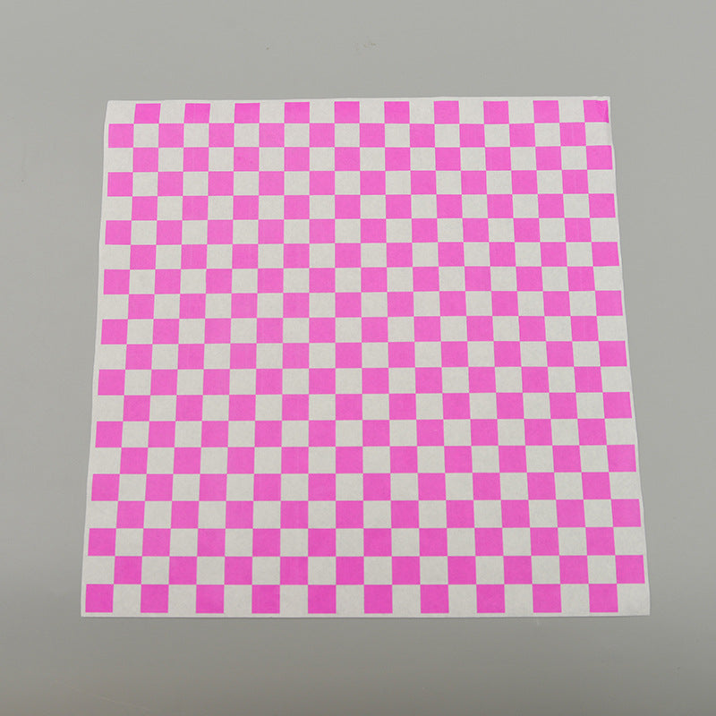 Colored plaid household kitchen paper