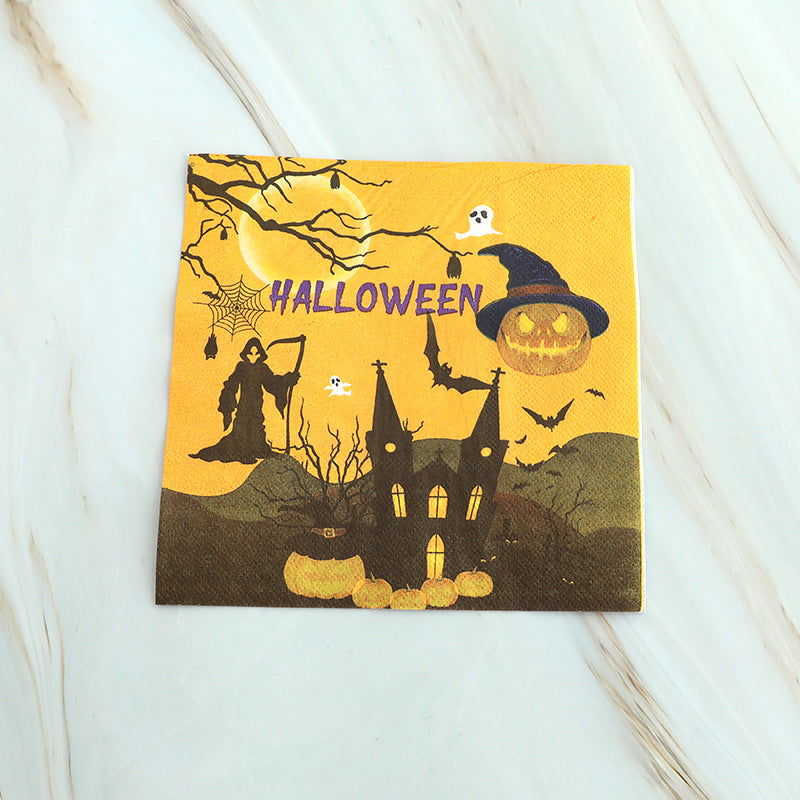 Halloween themed party napkins