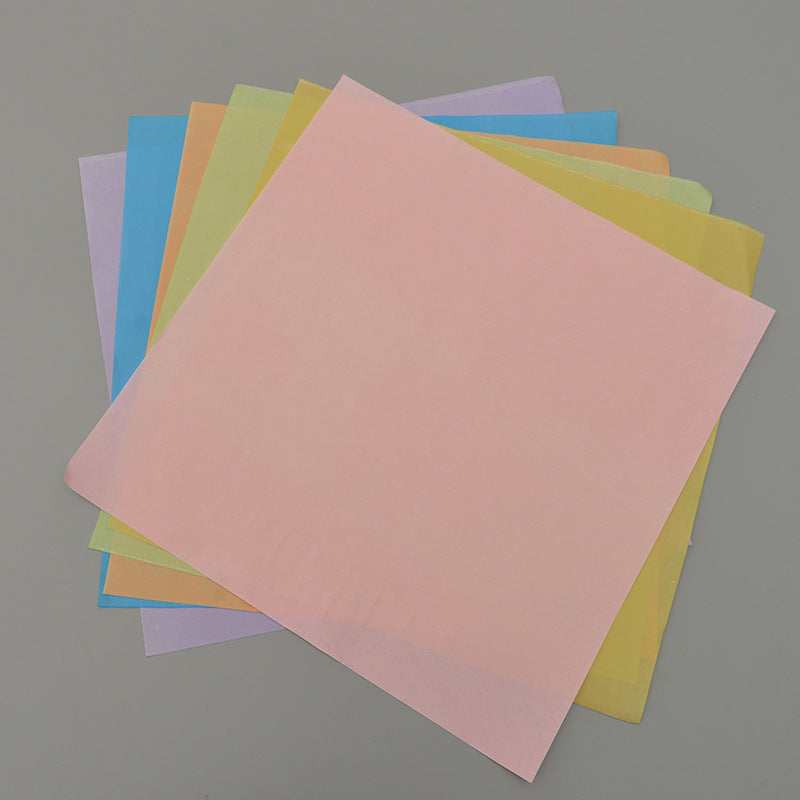 Kitchen solid color table paper with paper and grease paper