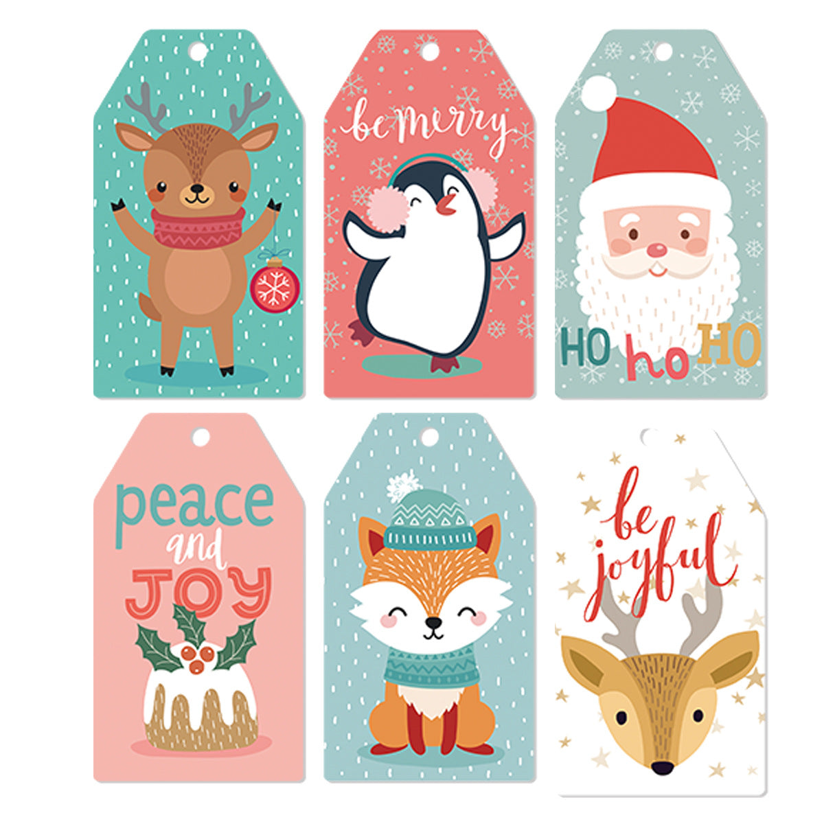 Christmas gift tag cards