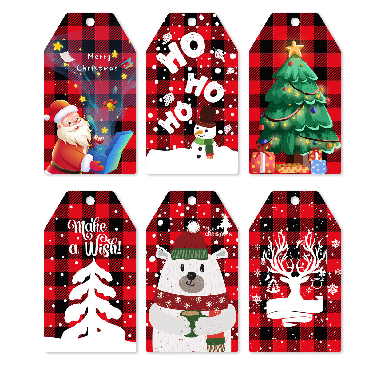 Christmas gift tag cards