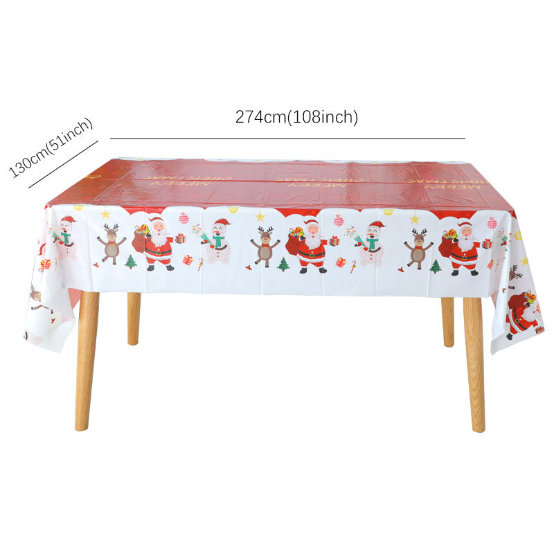 Christmas party decoration tablecloth