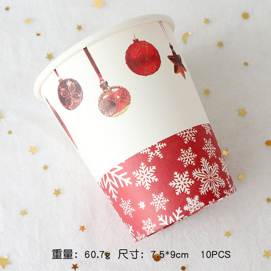 Christmas party decoration paper cups