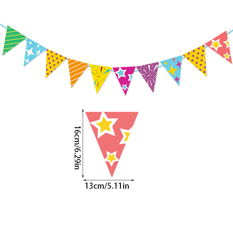 New birthday party banner Happy birthday background decoration