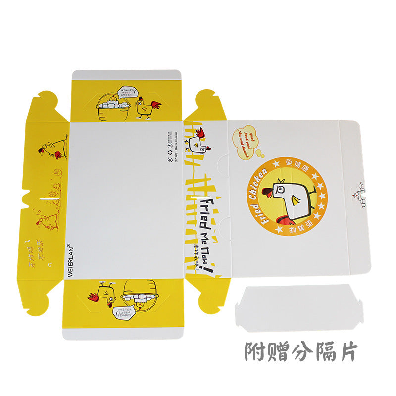 Disposable compartmentalized food takeout box