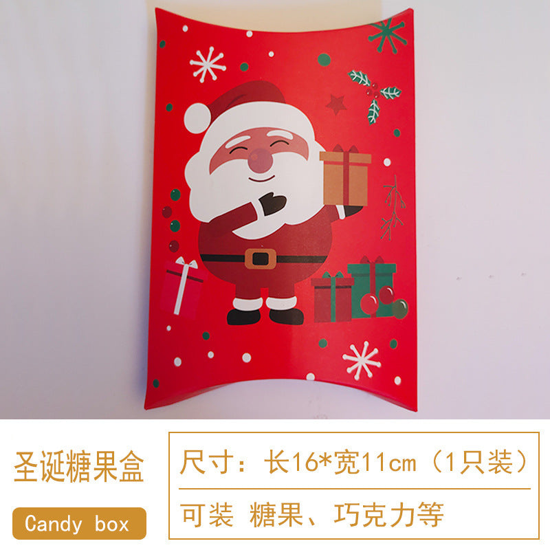 Christmas pillow box Candy chocolate box