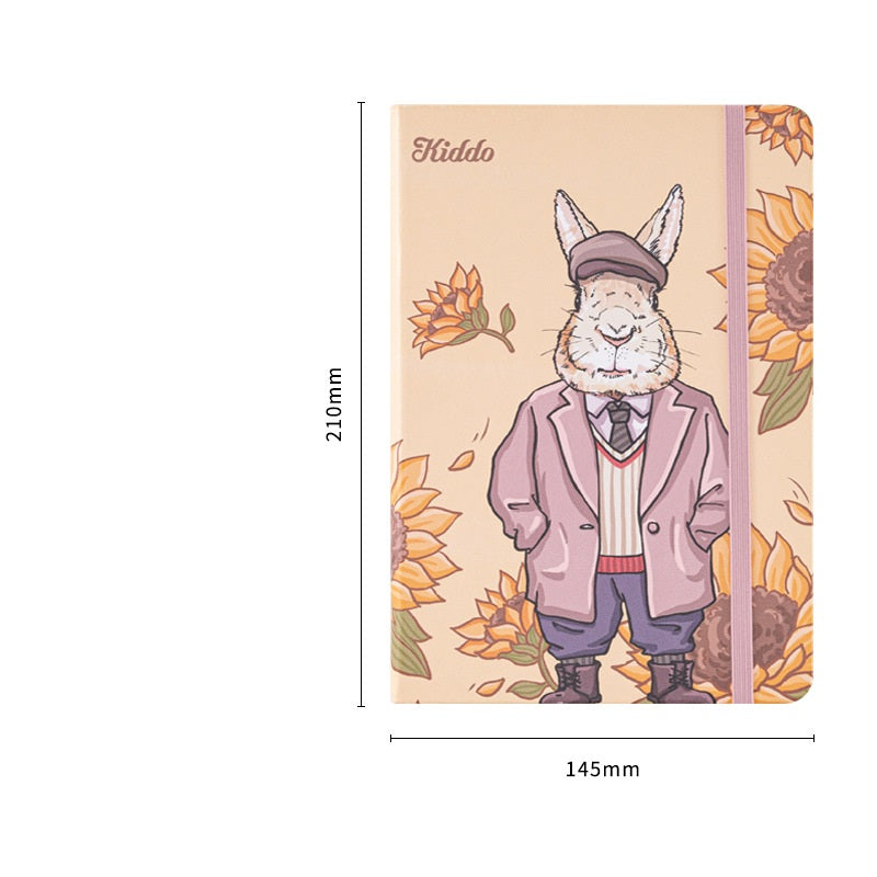 A5 Notebook Rabbit cartoon cute notepad Beautiful diary notebook