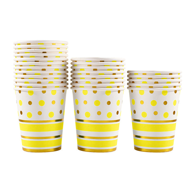 Birthday holiday party disposable paper cups