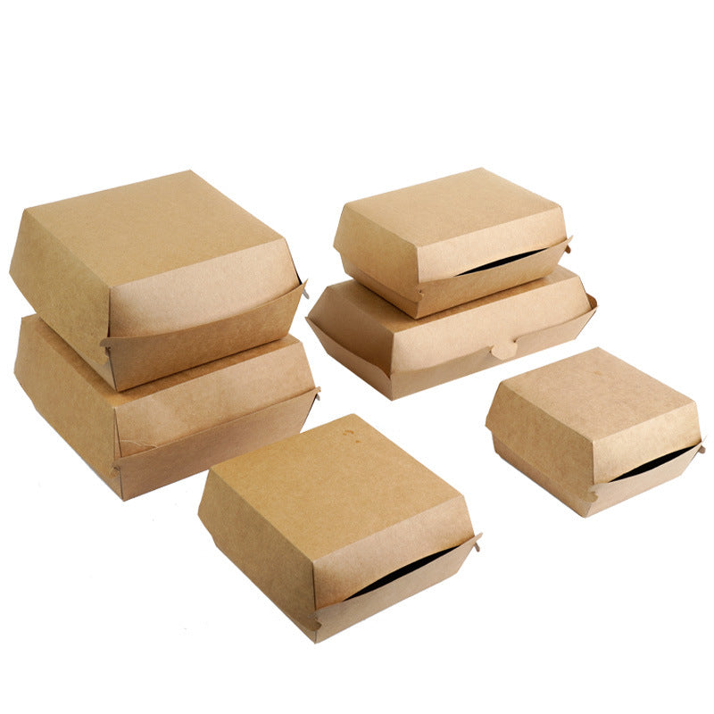 Free folding food grade kraft paper products food packaging box