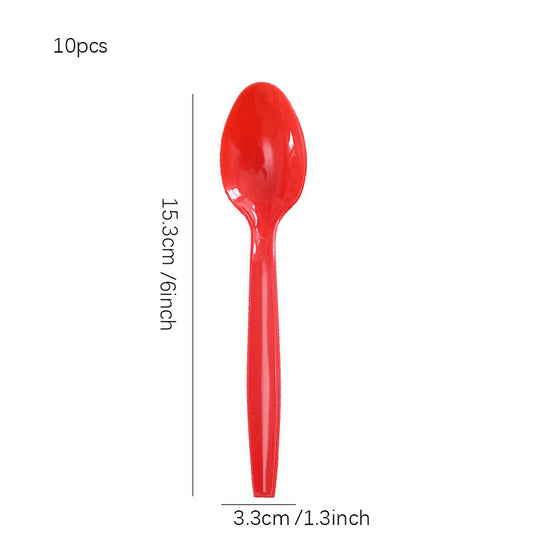 Christmas decoration party theme tableware knife fork spoon