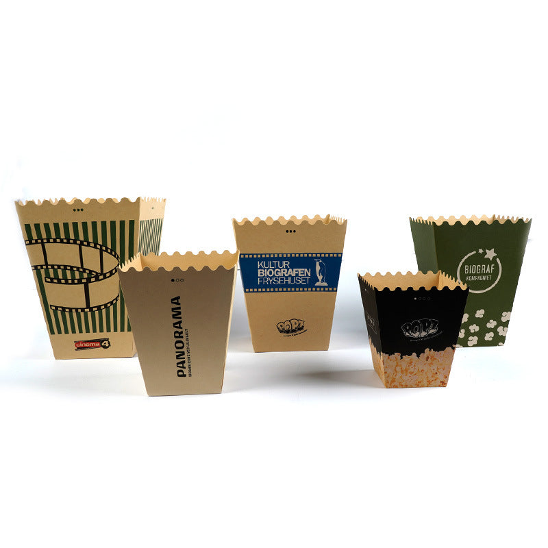 Food grade coated bamboo pulp food carton with thickened hook bottom