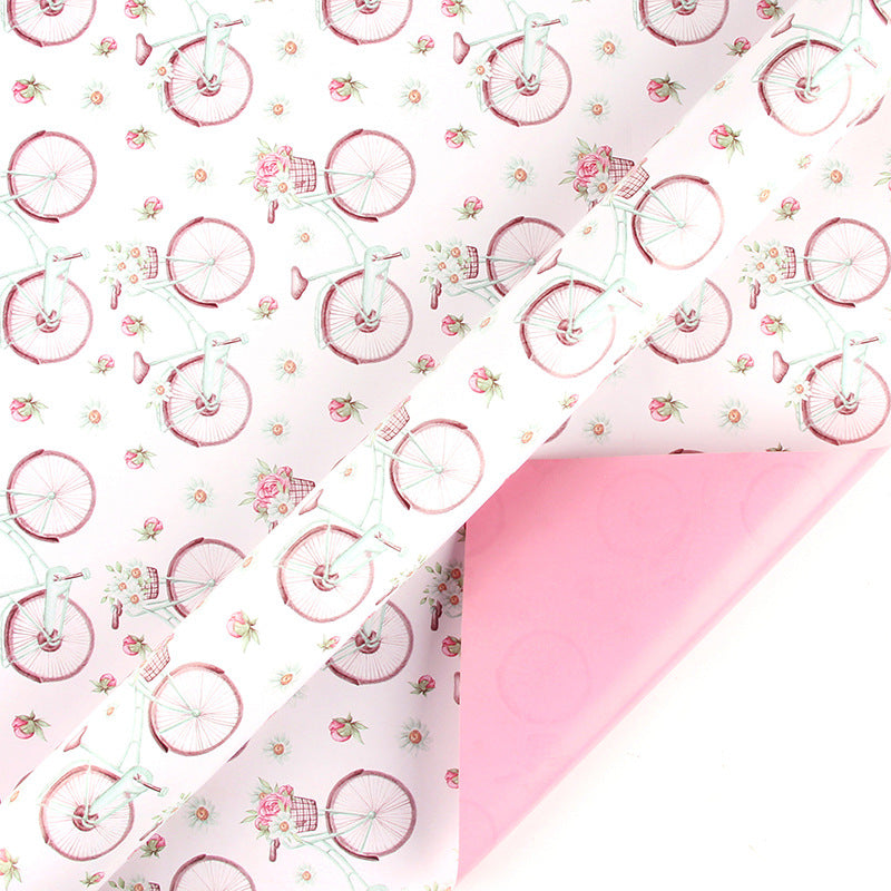 Coated gift wrapping paper