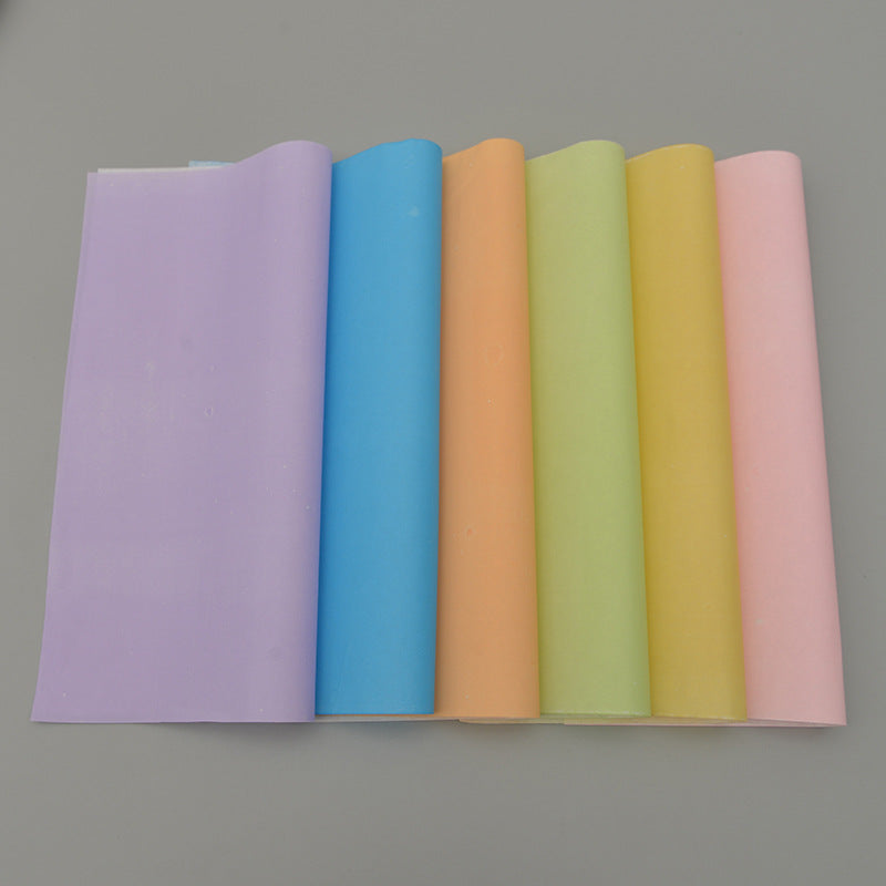 Kitchen solid color table paper with paper and grease paper