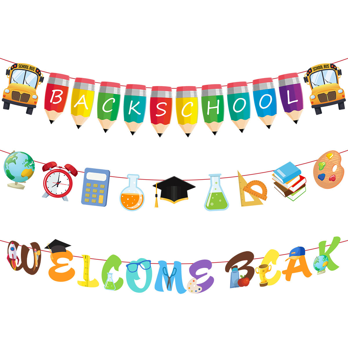 Back to school theme banner