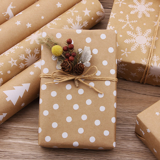 80g kraft paper gift wrapping paper