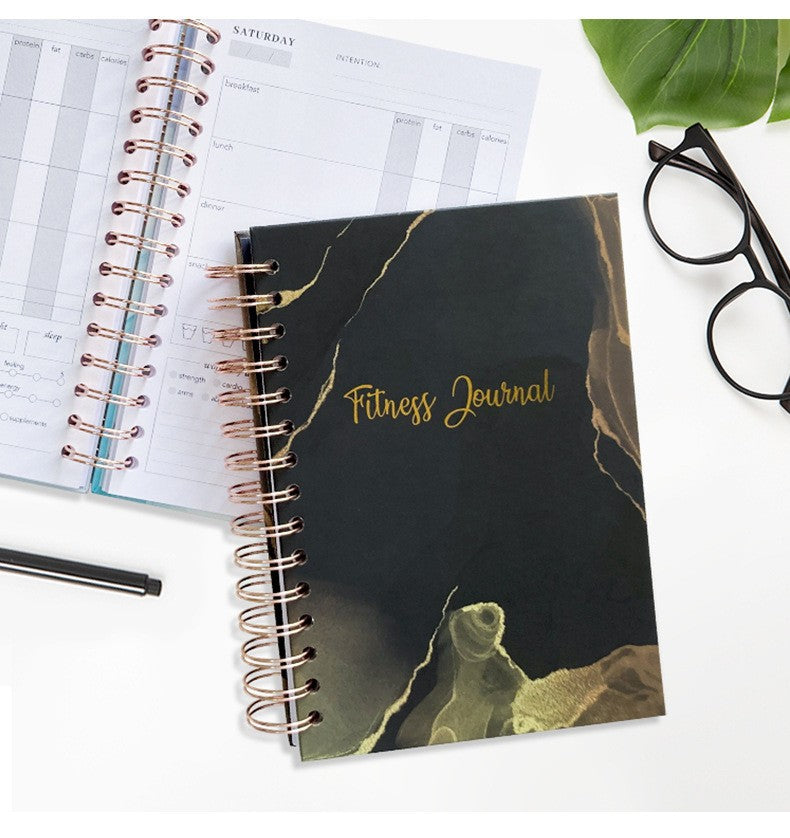 A5 Fitness plan notebook