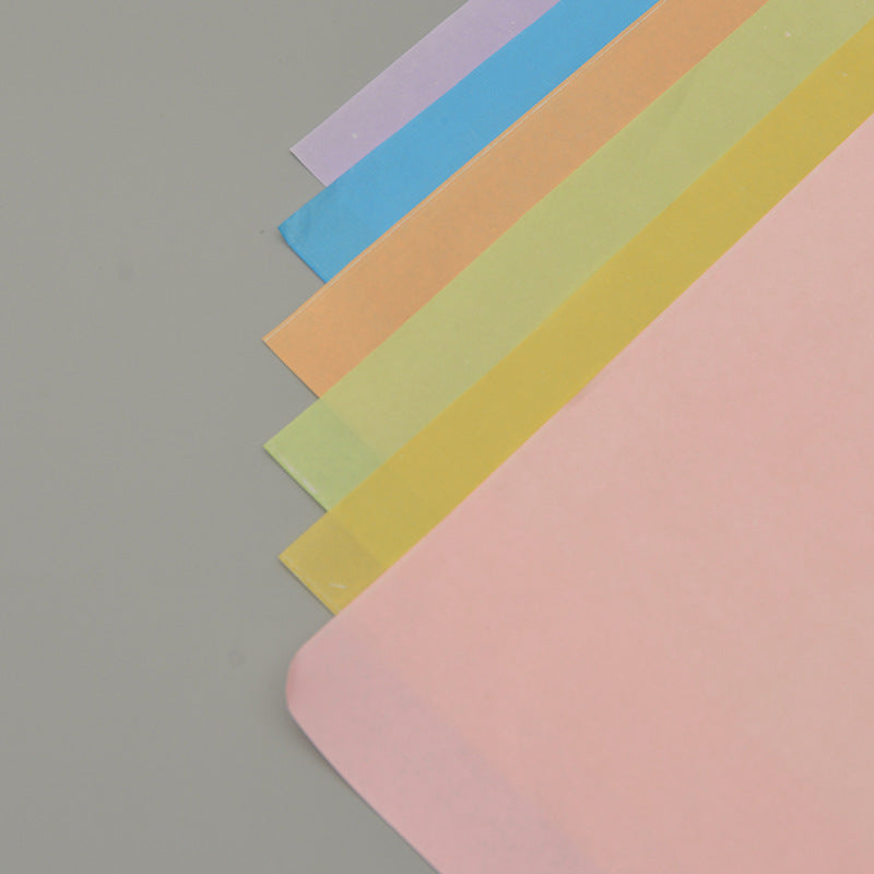 Kitchen solid color table paper with paper and grease paper