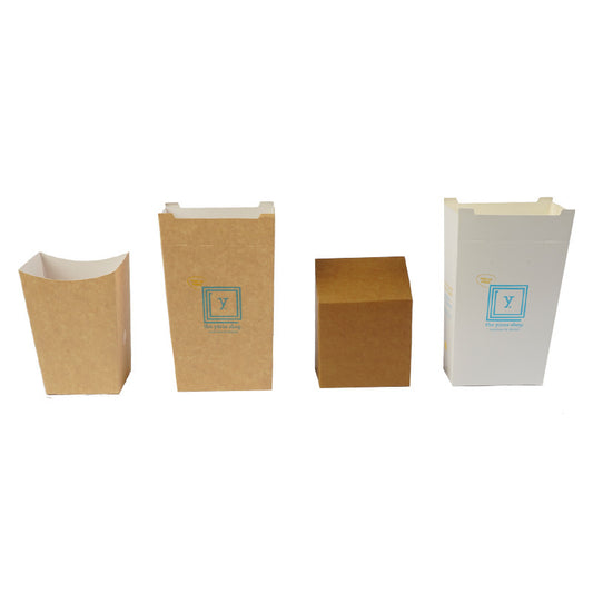 Folding free food paper packaging box