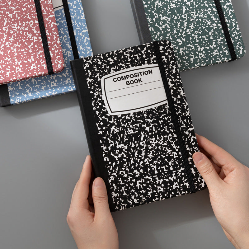 A5 Notebook PU color-changing leather printed snowflake notepad