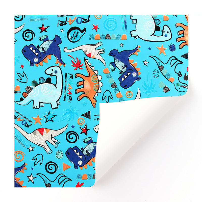 Cartoon animal wallpaper gift wrapping paper