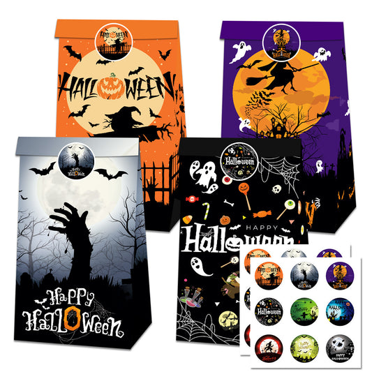 New Halloween candy snacks can be sealed packaging paper bags