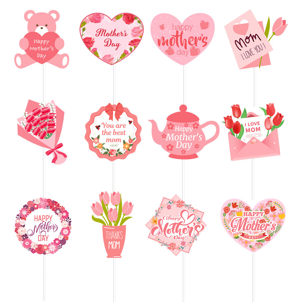 Mother's Day cake toppers party supplies