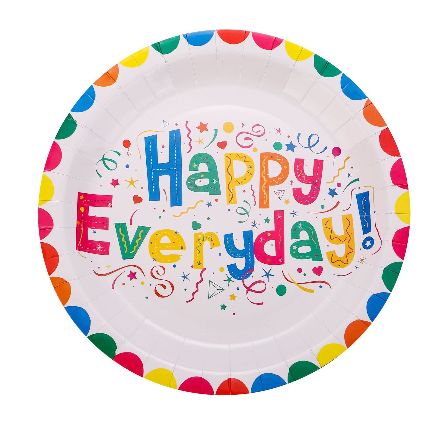 Colorful Children's Birthday Party Decoration Paper Plate