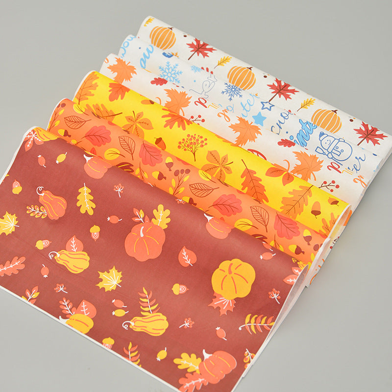 Food tray paper coated with greaseproof paper