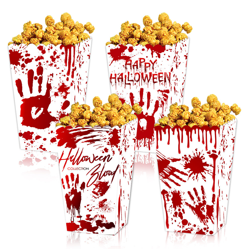 The new creepy Halloween snack popcorn box