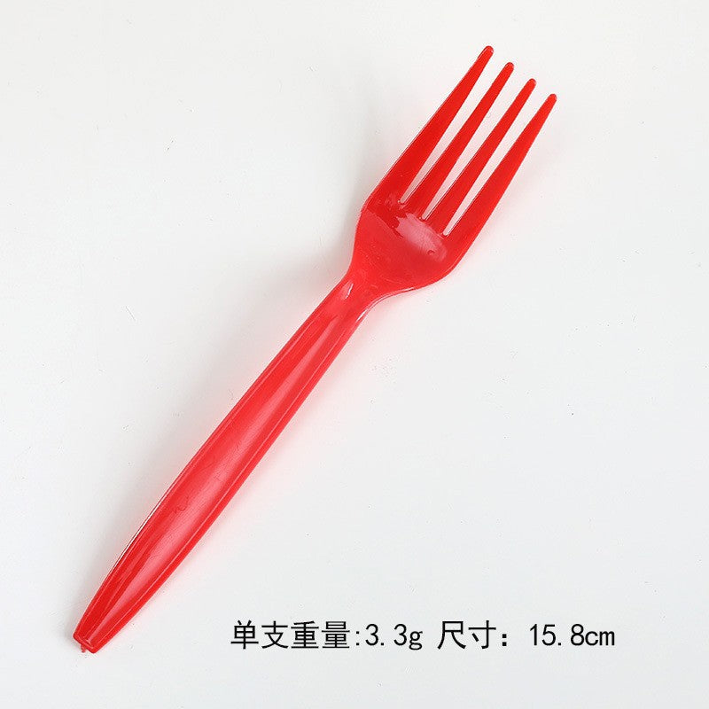 Christmas party decoration knife, fork and spoon