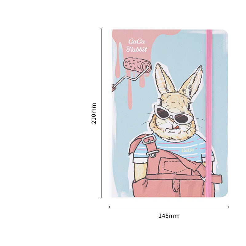 A5 Notebook Rabbit cartoon cute notepad Beautiful diary notebook