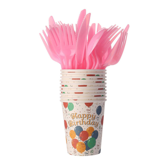 Balloon Themed Birthday Party Paper Cup