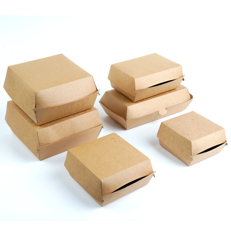 Free folding food grade kraft paper products food packaging box