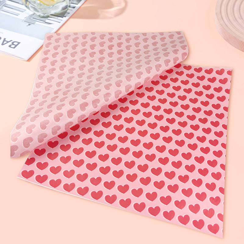 Greaseproof tray paper Oil blotting paper dessert baking paper tray liner paper