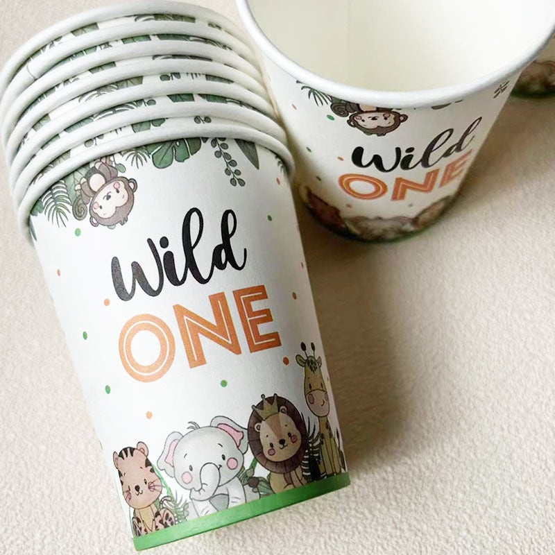 9OZ wildone Animal Party Disposable Paper Cup