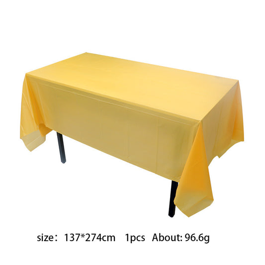 Thanksgiving Party Decoration Disposable Pumpkin Tablecloth