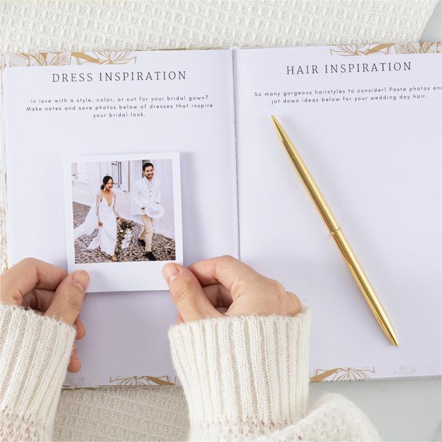 A5 Wedding planner notebook Record book Linen wedding planner book