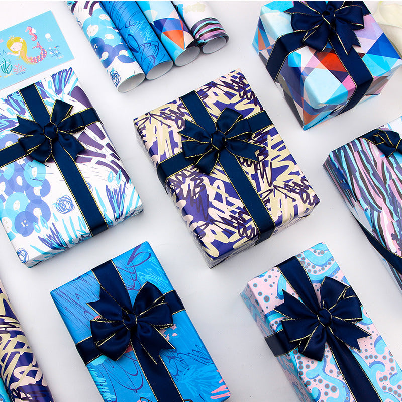 Gift Wrapping paper Holiday Birthday Valentine's Day set