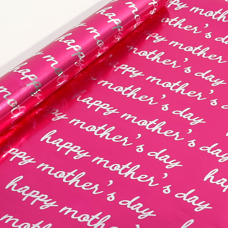 Father's Day Mother's Day gift wrapping paper aluminized paper