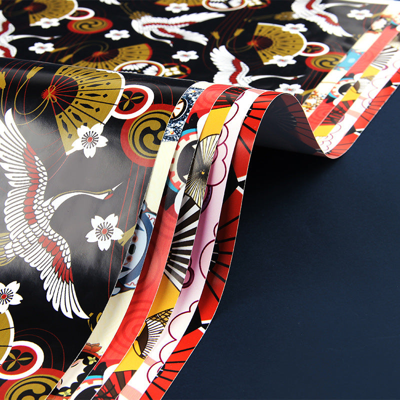 Coated Chinese New Year gift box wrapping paper