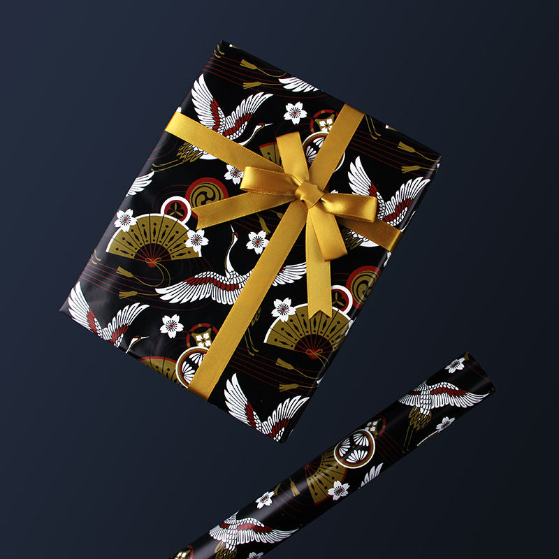 Coated Chinese New Year gift box wrapping paper